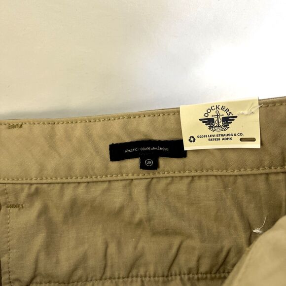 New Mens Dockers Ultimate Chino Khaki Pants Big & Tall Athletic Fit Size 38x36 - Picture 5 of 9